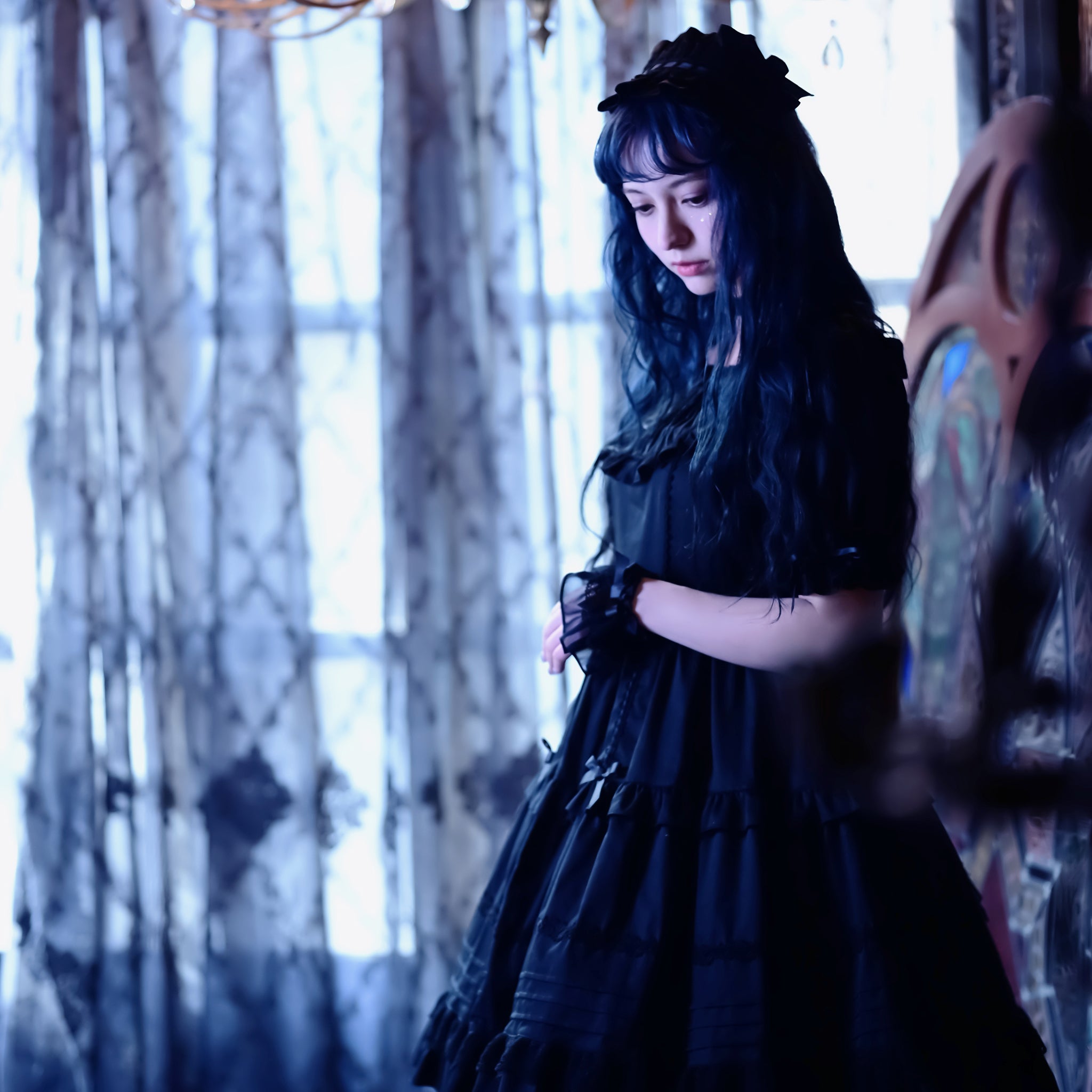 Majoh SISTER MIDNIGHT DOLL DRESS ワンピース Midnight Doll Dress Set-an doll bleme(アンドールブレーム