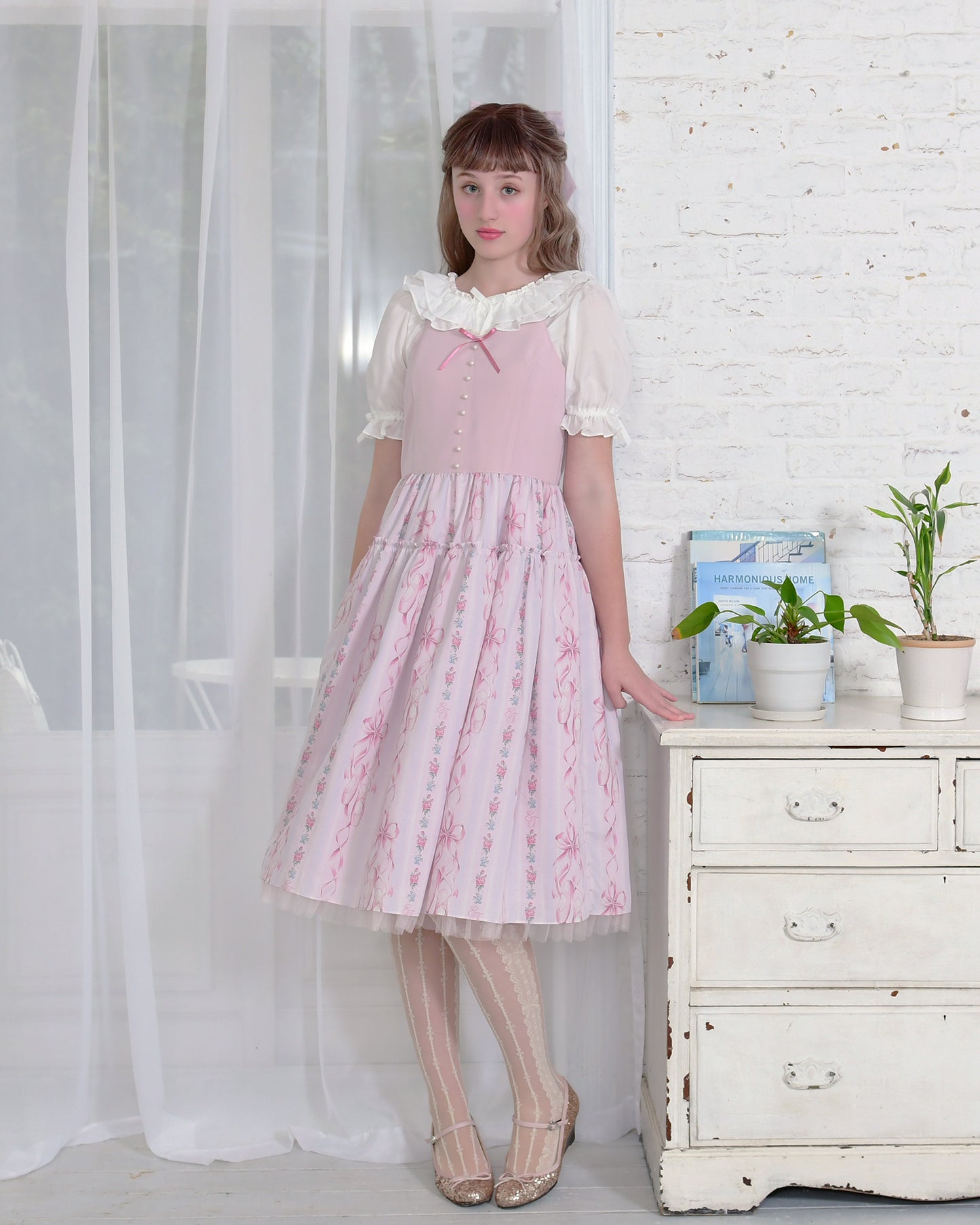 Pointesキャミソールワンピース(Pointes camisole dress)【POP UP】