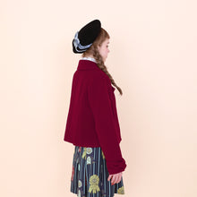 Load image into Gallery viewer, リボンカラーショートコート(Ribbon collar short coat)
