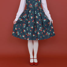 Load image into Gallery viewer, Strawberry Tartan ノースリーブワンピース(Strawberry tartan sleeveless dress)
