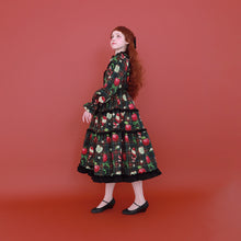 Load image into Gallery viewer, タータンRibbonAppleドレス(Tartan Ribbon Apple long dress)
