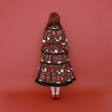 Load image into Gallery viewer, タータンRibbonAppleドレス(Tartan Ribbon Apple long dress)
