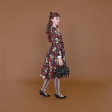 画像をギャラリービューアに読み込む, Teddy Bear Tartanワンピース (Teddy Bear Tartan dress)
