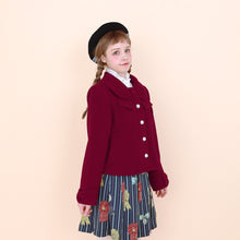 Load image into Gallery viewer, リボンカラーショートコート(Ribbon collar short coat)
