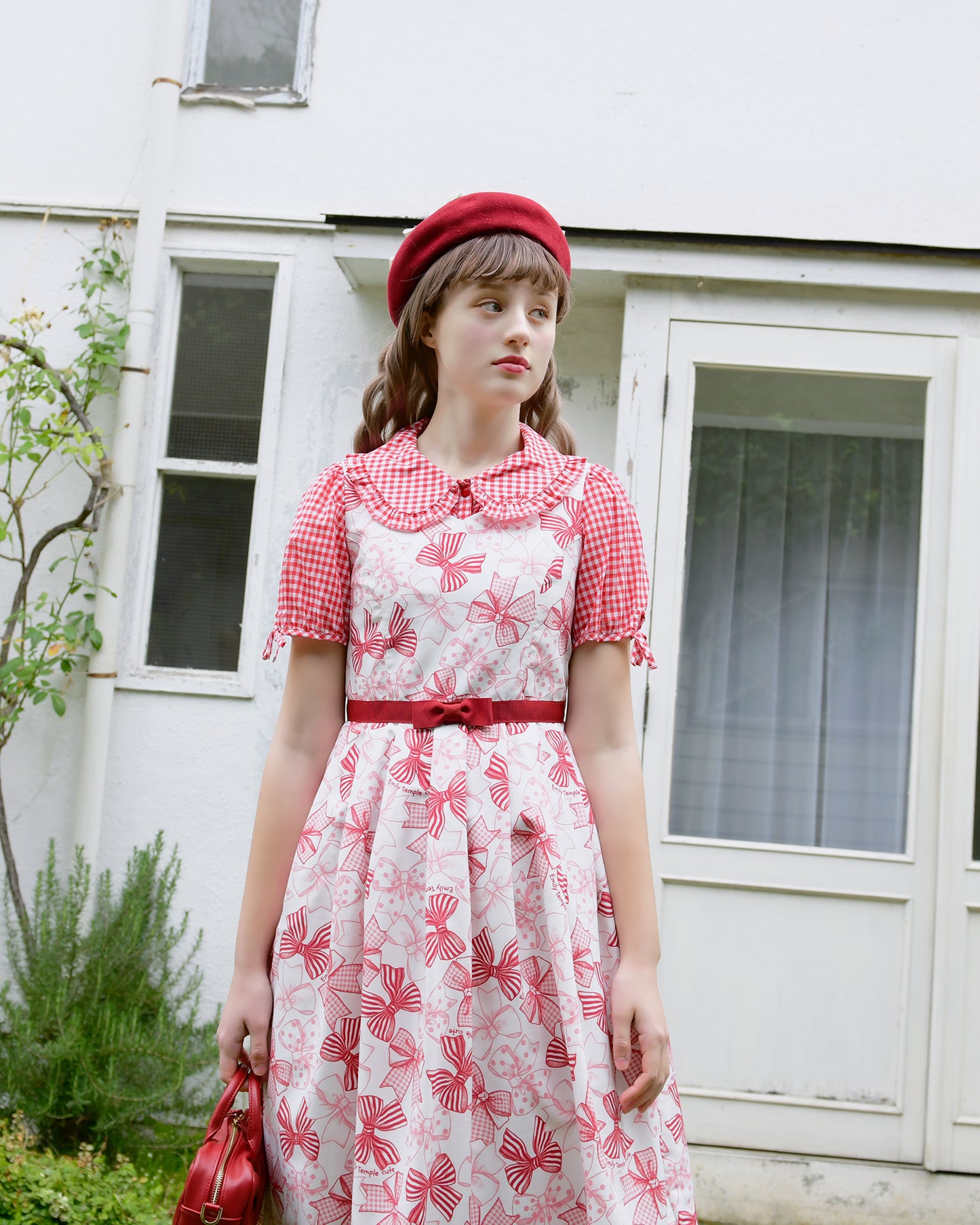 Ribbon Sketchノースリーブワンピース (Ribbon Sketch sleeveless dress)【POP UP】