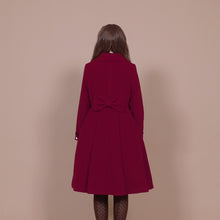 画像をギャラリービューアに読み込む, 【 2nd Reservation 】リボンカラーロングコート(Ribbon collar long coat)
