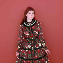 Load image into Gallery viewer, タータンRibbonAppleドレス(Tartan Ribbon Apple long dress)
