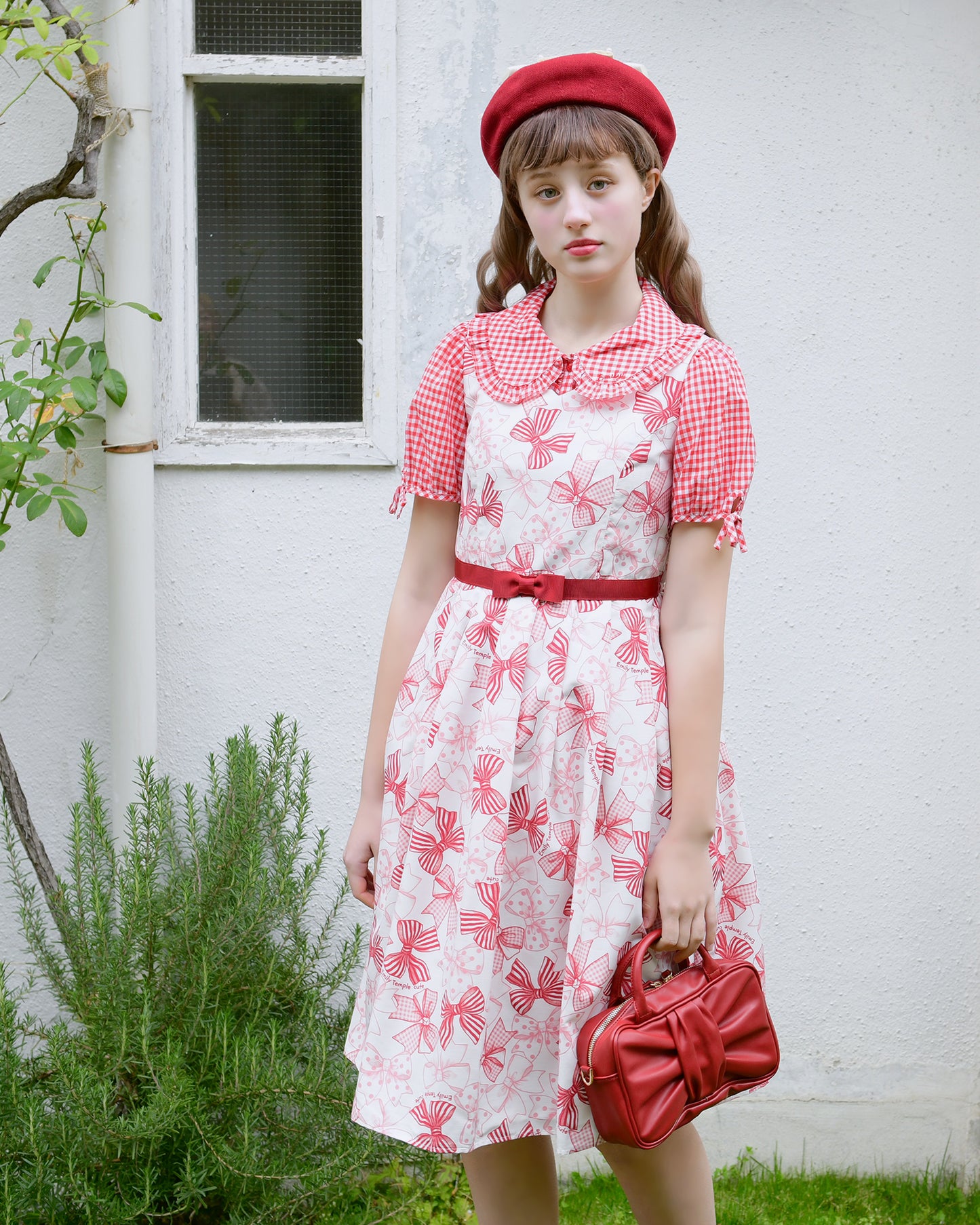 Ribbon Sketchノースリーブワンピース (Ribbon Sketch sleeveless dress)【POP UP】
