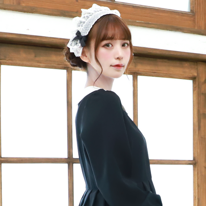 レースブリムヘアクリップ