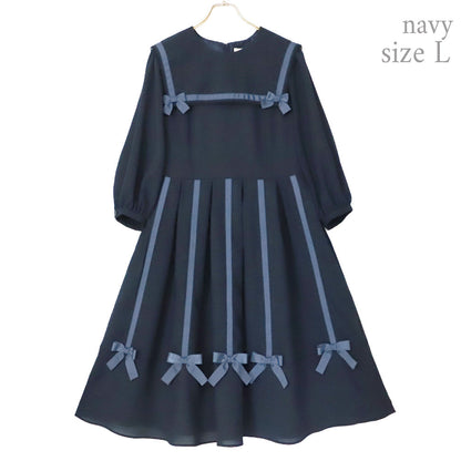 Ribbon tree sailor dress