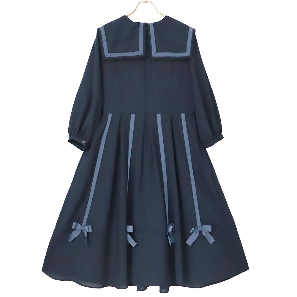 Ribbon tree sailor dress