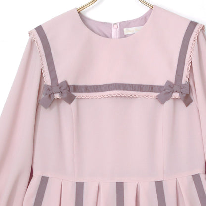 Ribbon tree sailor dress