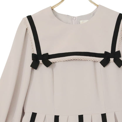 Ribbon tree sailor dress