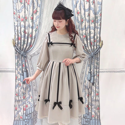 Ribbon tree sailor dress