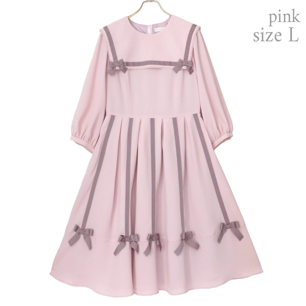 Ribbon tree sailor dress