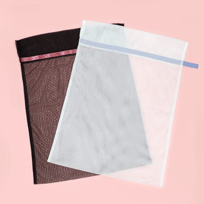 Tulle drawstring pouch for gift wrapping