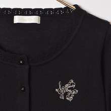 Load image into Gallery viewer, Logo embroidery knit cardigan
