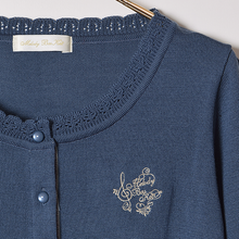 Load image into Gallery viewer, Logo embroidery knit cardigan
