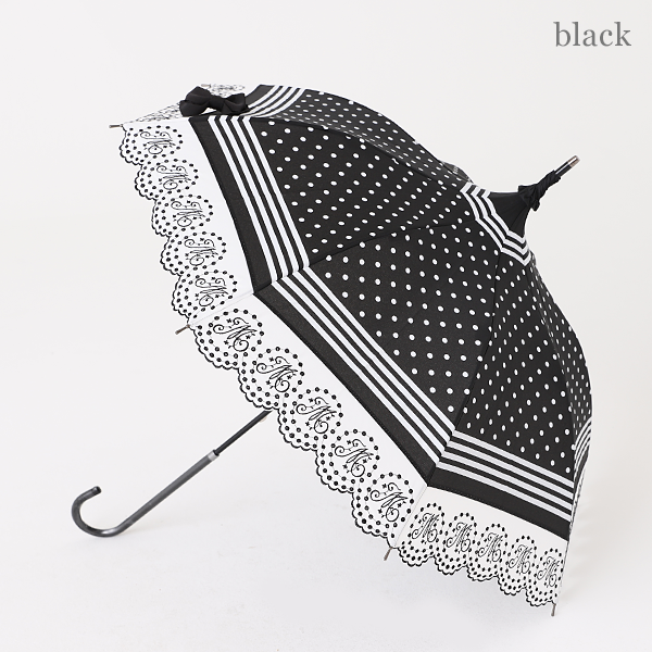 Melody BasKet ドットボーダーアンブレラ ドットボーダーアンブレラ – fraisier on-line