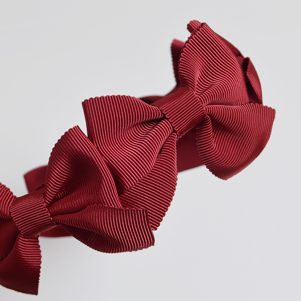 【新品未使用】メロディバスケット　リボンいっぱいカチューシャ　赤 リボンいっぱいカチューシャ-Melody BasKet(メロディバスケット