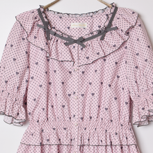 将图片加载到图库查看器，Little dot heart dress
