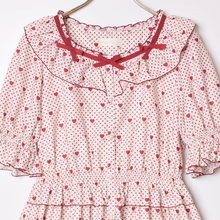 将图片加载到图库查看器，Little dot heart dress
