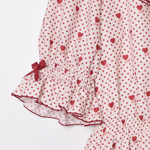 将图片加载到图库查看器，Little dot heart dress
