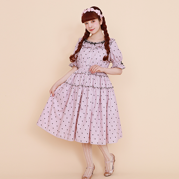 Little dot heartワンピース-Melody BasKet(メロディバスケット