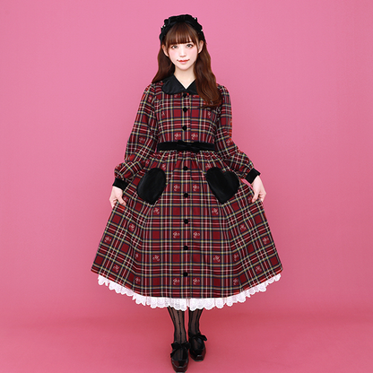 ノーブルタータンワンピース