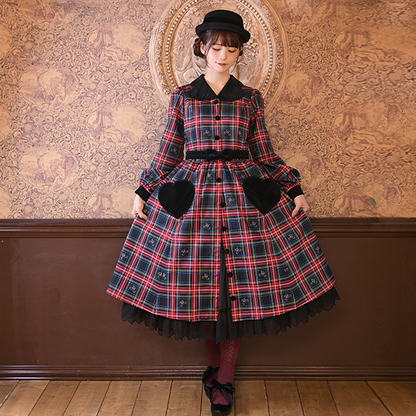 ノーブルタータンワンピース