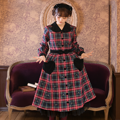 ノーブルタータンワンピース