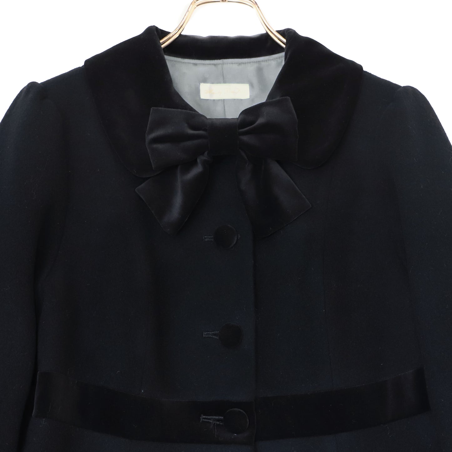 モノトーンスカラップコート