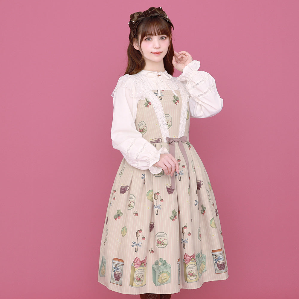 スタンドカラープルオーバーブラウス