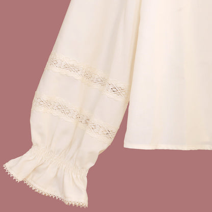 スタンドカラープルオーバーブラウス