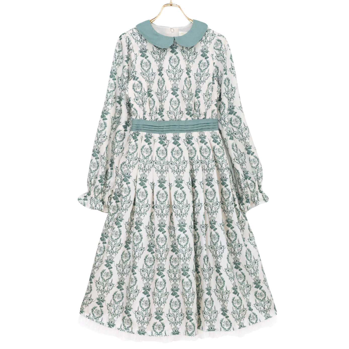 Blessing bell ケープ付きワンピース