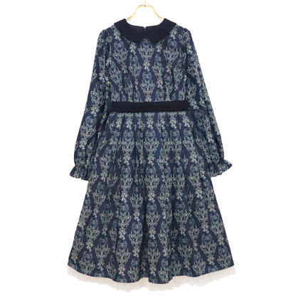 Blessing bell ケープ付きワンピース