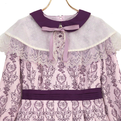 Blessing bell ケープ付きワンピース