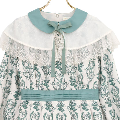 Blessing bell ケープ付きワンピース