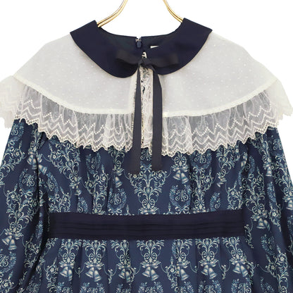 Blessing bell ケープ付きワンピース