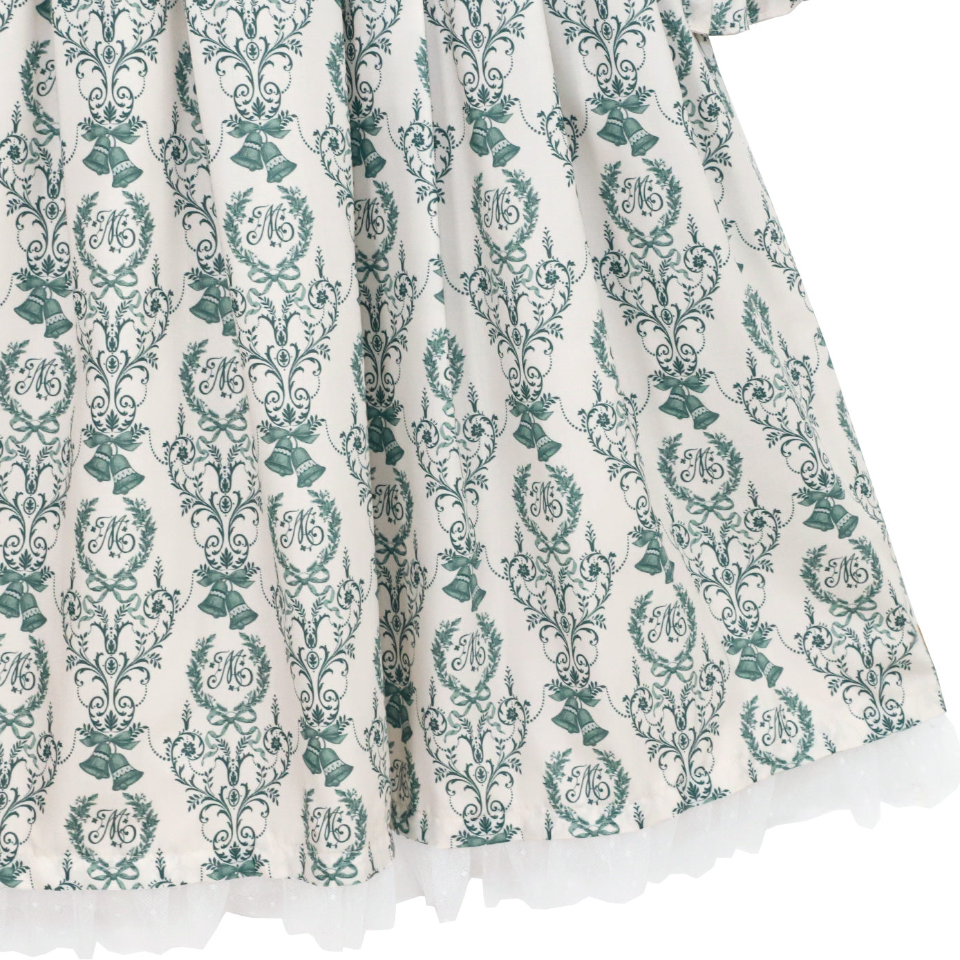 Blessing bell ケープ付きワンピース