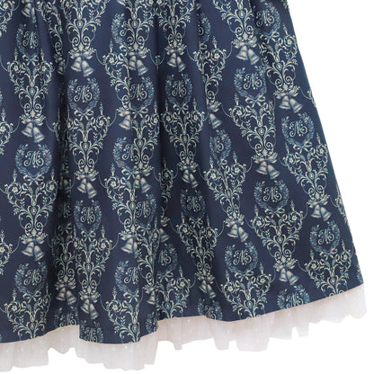 Blessing bell ケープ付きワンピース