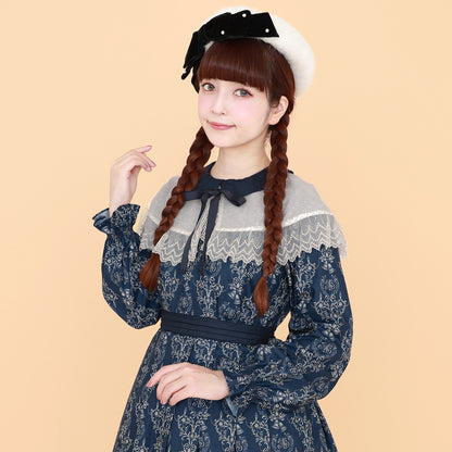 Blessing bell ケープ付きワンピース