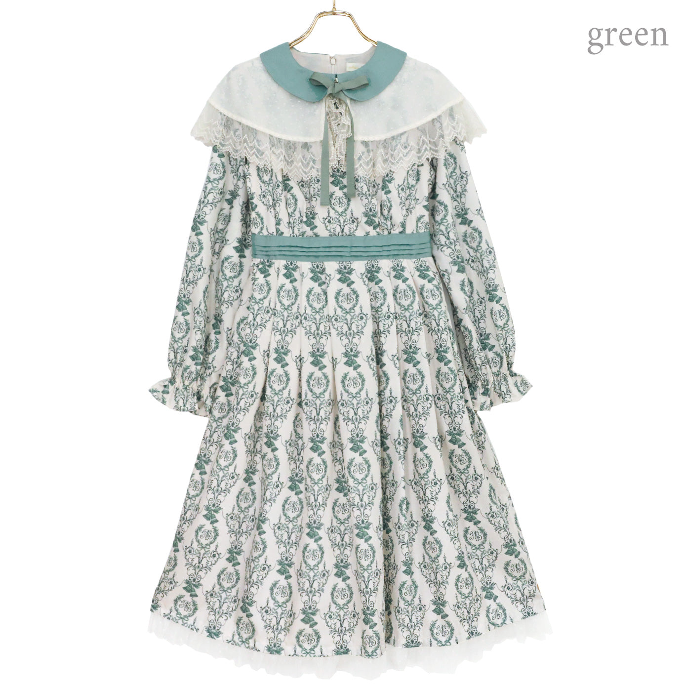 Blessing bell ケープ付きワンピース