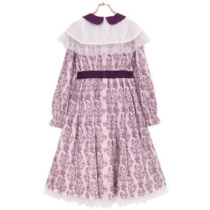 Blessing bell ケープ付きワンピース