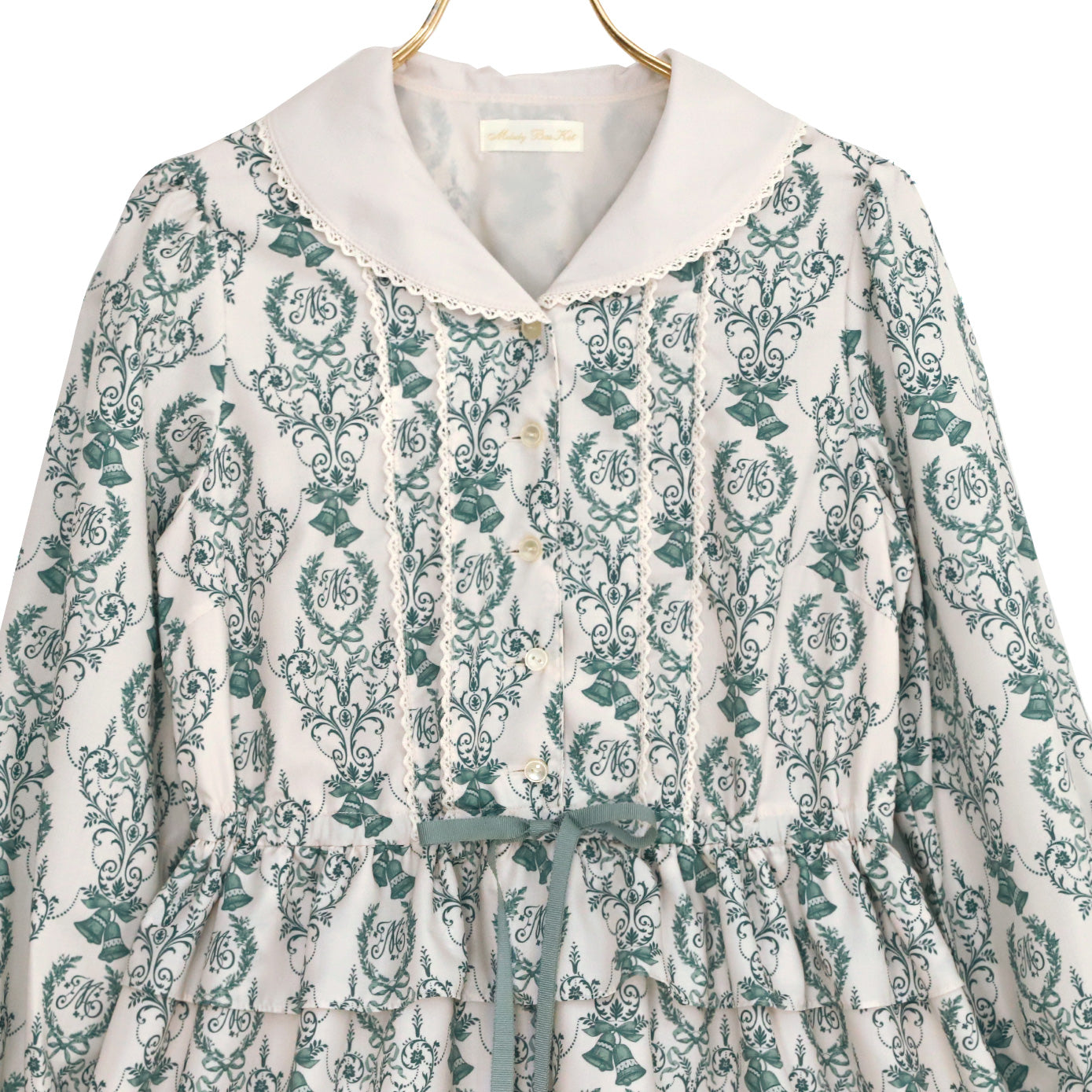 Blessing bell peplum blouse dress