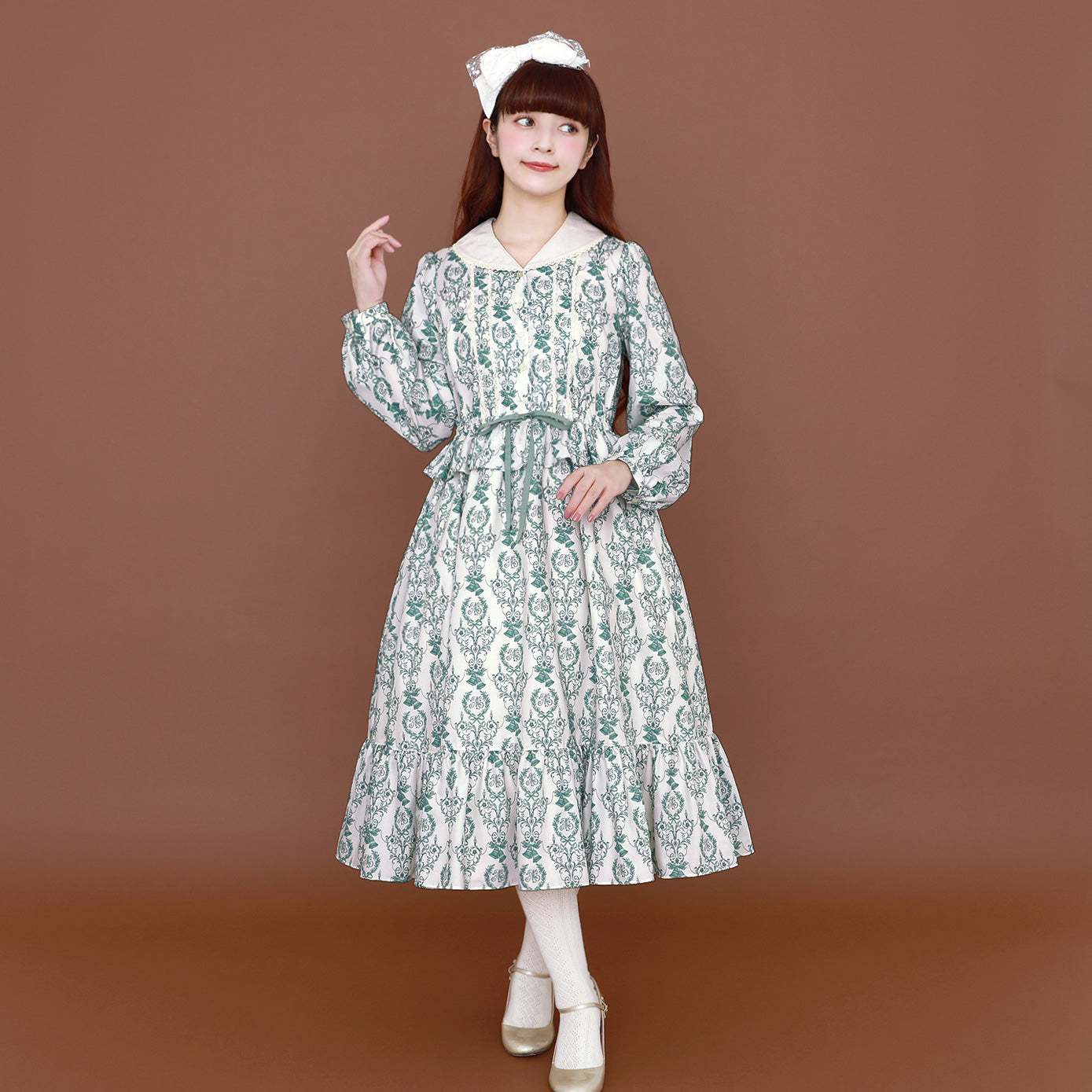 Blessing bell peplum blouse dress