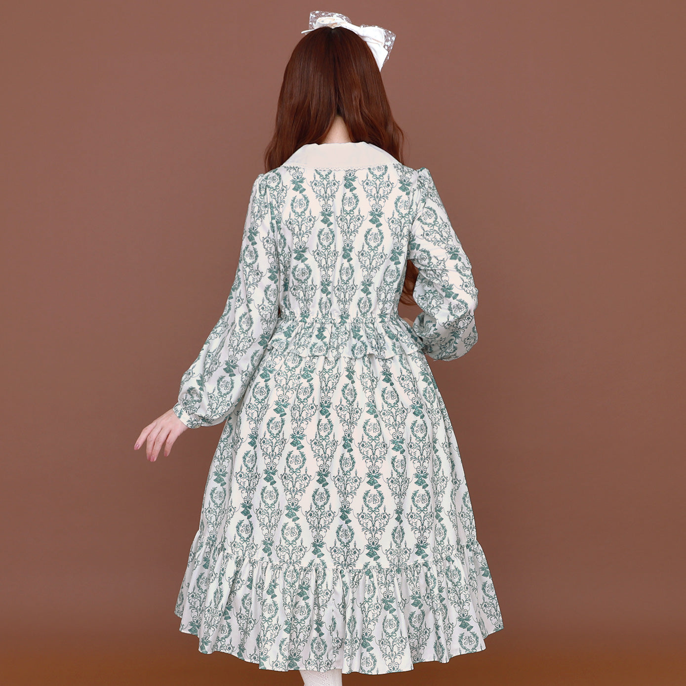 Blessing bell peplum blouse dress