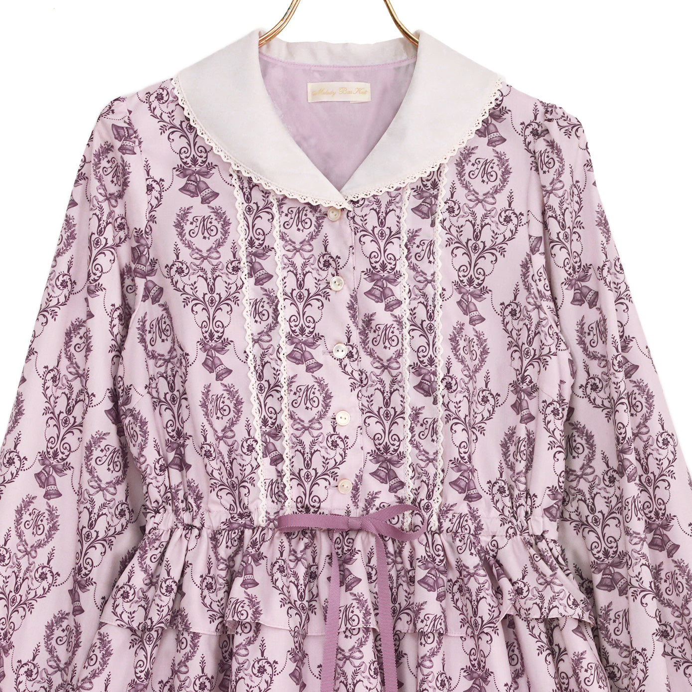 Blessing bell peplum blouse dress