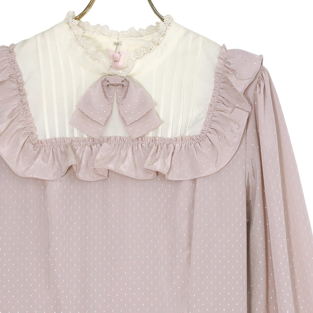 Shiny dot dress-Melody BasKet(メロディバスケット) – fraisier on-line