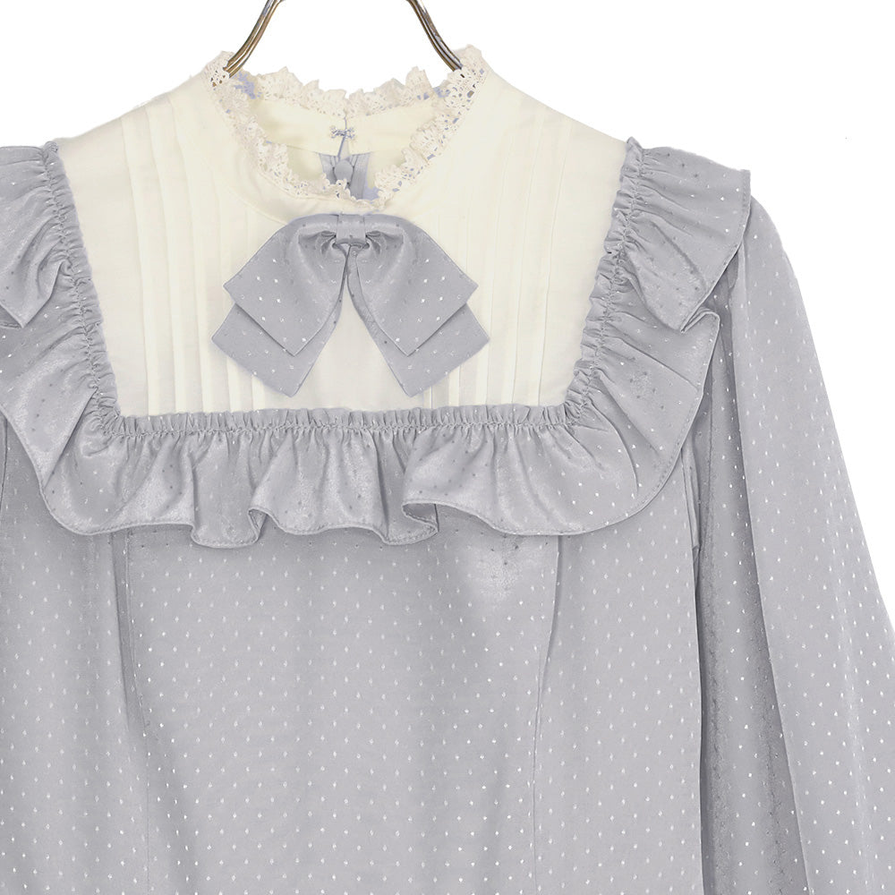 Shiny dot dress-Melody BasKet(メロディバスケット) – fraisier on-line